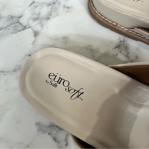 Eurosoft by Sofft Gianetta Golden Knot Sandal Comfy Shoes Off White Size 8.5 - Picture 4 of 9